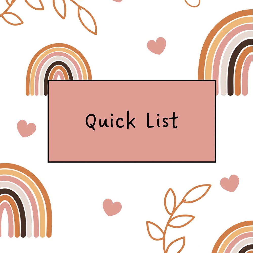 2/18 LIVE SHOW QUICK LIST ITEM